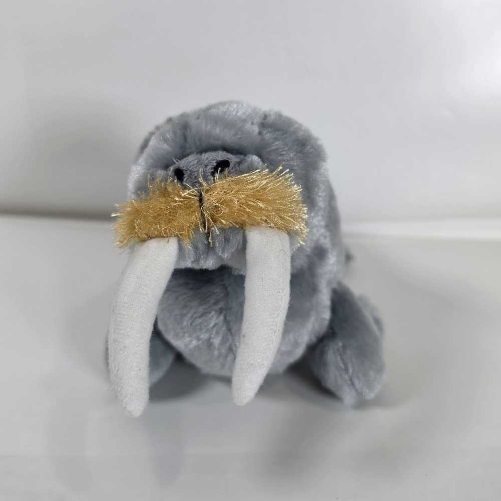 Ganz Webkinz Gray Walrus HM332 Plush 9 inch Stuffed Animal Toy No Code Magic Tag